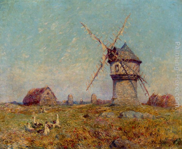 Breton Landscape painting - Ferdinand Loyen Du Puigaudeau Breton Landscape art painting